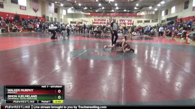 90 lbs Cons. Round 3 - Walker Murphy, Prescott vs Simon Hjelmeland, Centennial Youth Wrestling