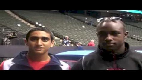 Juniors Akash Modi and  Donnell Whittenburg akash modidonnell whittenburg