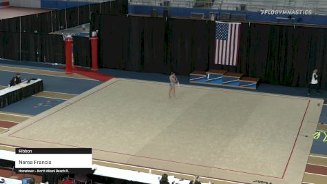 Nerea Francis - Ribbon - 2021 Rhythmic Elite Qualifier
