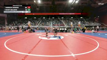 4A-144 lbs Quarterfinal - Wyatt Sellnow, Cheyenne East vs Jameson Siemens, Natrona County