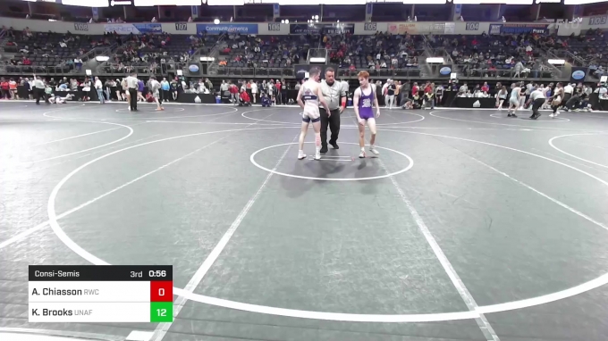 Issac Workcuff 143 lbs Consi Of 8 #2 - Kamryn Workcuff, Team Owls vs Noah Lovell, Lone ...