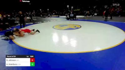 152 lbs Round Of 64 Brodie Johnson Oakdale SJ vs Antonio Aramburu Corona Del Mar SS