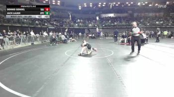 80 lbs Round Of 16 - Dennis Gendel, Triumph Trained vs Jack Lauer, Upper Township