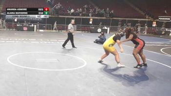G 185 lbs Cons. Round 3 - Amanda Asmore, Fontainebleau Girls vs Alaina Matherne, Central Lafourche Girls