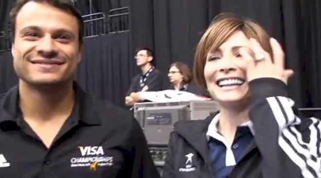 Former National Champions Shannon Miller and Dave Durante Recap the 2011 Visa Championships