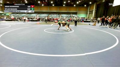 157 lbs Consi Of 16 #2 - Jisias Rodriguez, Los Gatos vs Dylan Magana, Poway