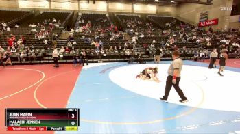 153 lbs Champ. Round 1 - Juan Marin, Wasatch High School vs Malachi Jensen, Fremont