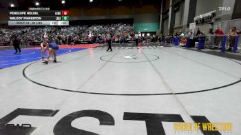 84 lbs Consi Of 4 - Penelope Helsel, Legacy Elite Wrestling Club vs Melody Pinkerton, Legacy Wrestling Center