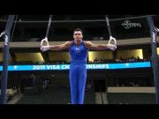 Brandon Wynn on Rings at Nationals - from Universal Sports
