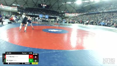 4A 195 lbs Champ. Round 1 - Tomas Nunez, Tahoma vs Matthew Ager, Rogers (Puyallup)