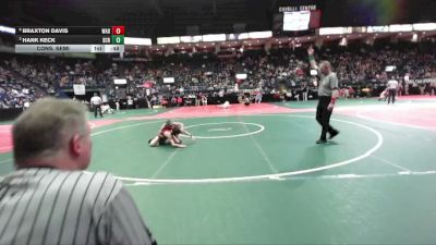 85 lbs Cons. Semi - Hank Keck, SCRA vs Braxton Davis, WAD1