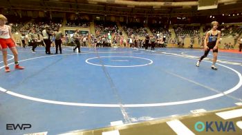 98 - 104 lbs Rr Rnd 1 - Malaki McAnally, Tiger Trained Wrestling vs Rushton Cole, Fort Gibson Youth Wrestling