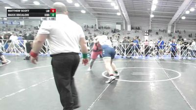 285 lbs Round Of 32 - Matthew Scott, LAW Blue - HSB vs Maxx Escaloni, CKWA - HSB