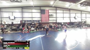 190 lbs Quarterfinal - Thor Pili, Westlake vs Gage Jacobsen, Richfield