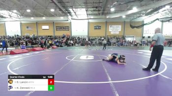 138 lbs Quarterfinal - Sophia Lancin, Weston vs Katelynn Zannoni, Pelham