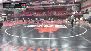 133 lbs 1st Place Match - Garret Rinken, Northern Iowa vs Ronnie Ramirez, Oklahoma State