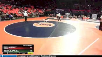 3 lbs Champ. Round 1 - Rory Burright, DeKalb vs Jameson Garcia, Aurora (Marmion Academy)
