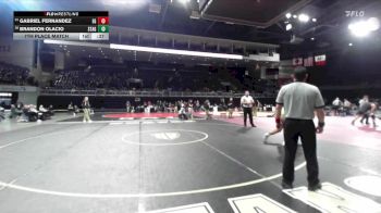285 lbs 7th Place Match - Gabriel Fernandez, Elk Grove vs Brandon Olacio, Stagg