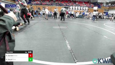 55 lbs Consi Of 8 #2 - Braxton Sarten, Rough Riders vs Baker Boyd, Rough Riders