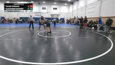 289 lbs Champ. Round 1 - Oscar Gonzalez, Los Gatos vs Aleczander Matthew, Santa Teresa