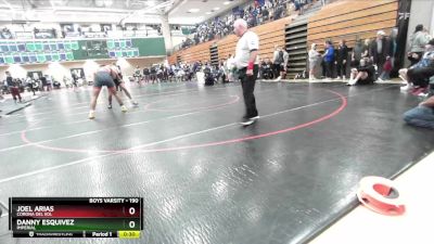 190 lbs Cons. Round 5 - Joel Arias, Corona Del Sol vs Danny Esquivez, Imperial