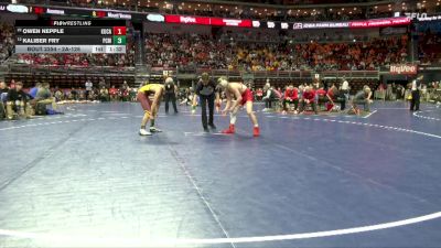 2A-126 lbs Cons. Round 2 - Owen Nepple, Kuemper Catholic vs Kaliber Fry, PCM, Monroe