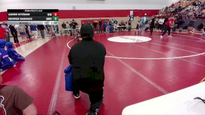 70-74 lbs Round 1 - Asher Kitzman, Wiggins Youth Wrestling vs George Naranjo, Greeley Metro Wrestling Club