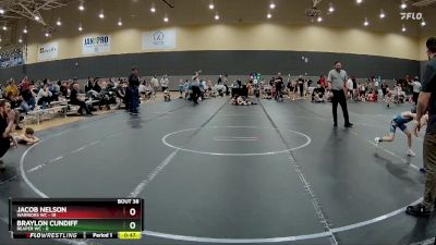 56 lbs Round 8 (10 Team) - Braylon Cundiff, Reaper WC vs Jacob Nelson, Warriors WC