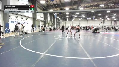 127 lbs Quarterfinal - Tyson Jones, CA vs Malachi Burris, GA