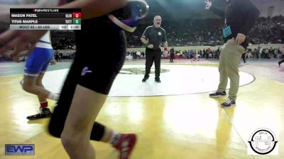 84 lbs Round Of 32 - Mason Patel, Glenpool JH vs Titus Marple, Tuttle Wrestling Club