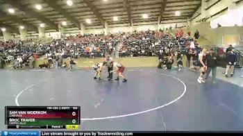 160 lbs Cons. Round 4 - Broc Traver, Copper Hills vs Sam Van Woerkom, Lone Peak