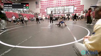 52 lbs Consi Of 4 - Cyler Frye, HBT Grapplers vs Josiah Ruiz, Clinton Youth Wrestling