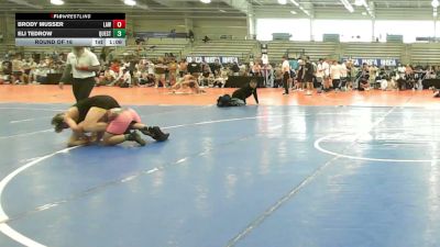 160 lbs Round Of 16 - Brody Musser, LAW Blue - HSB vs Eli Tedrow, Quest School Of Wrestling Black - HSB
