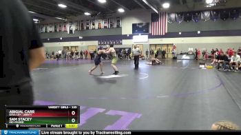 235 lbs Round 1 - Sam Stacey, Mid-Prairie vs Abigial Carr, Iowa City, Liberty