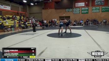 174 lbs 1st Place Match - Logan Childers, Menlo Wrestling CLub vs Stone Robledo, Cerritos