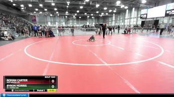 53 lbs Quarterfinal - Roman Carter, Mat Demon WC vs Byron Morris, St. Maries WC