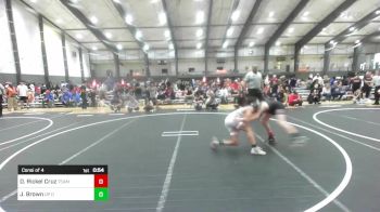 102 lbs Consi Of 4 - Declan Rickel Cruz, Team Aggression vs Josiah Brown, UP Outlaws