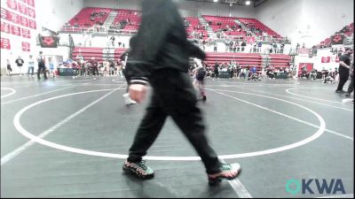 80 lbs Final - Cyrus Baker, Harrah Little League Wrestling vs DeAndre Denmark Jr., D3 Wrestling Cluib