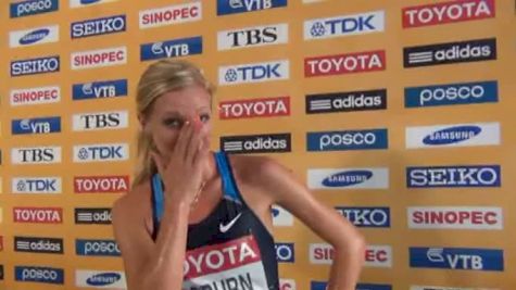 Emma Coburn only American advancing to Steeple Final 9:38.42 Daegu 2011 World Champs