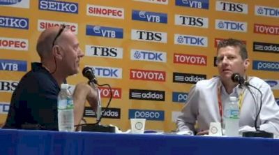 Steve Cram and Steve Ovett talk about Mo Farah changes in 2011 Daegu 2011 World Champs