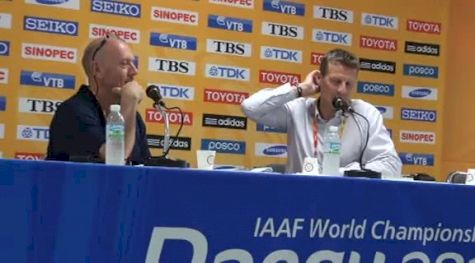 Steve Cram and Steve Ovett talk about the middle distance races at Daegu 2011 World Champs