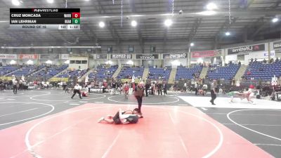 138 lbs Round Of 16 - Cruz Moncada, Warrior WC vs Ian Lehrman, Bear Cave WC