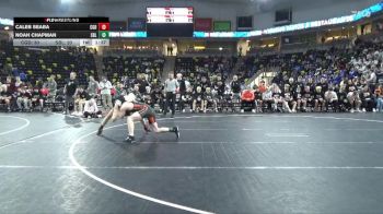 157 lbs Quarterfinal - Noah Chapman, Sergeant Bluff-Luton vs Caleb Seaba, Clarion-Goldfield-Dows