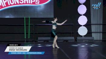 Power of Dance - Emily Morgan [2025 Senior - Solo - Contemporary/Lyrical Day 2] 2025 ASCS Dance Grand Nationals & Cheer Showdown