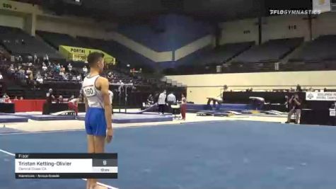 Tristan Ketting-Olivier - Floor, Central Coast CA - 2021 USA Gymnastics Development Program National Championships