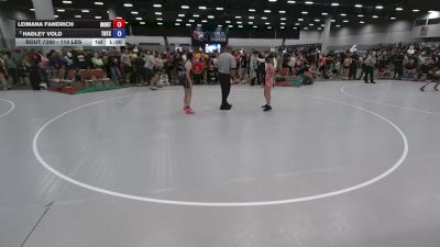 110 lbs Champ. Rd Of 16 - Hadley Vold, Team Nazar Training Center vs Leimana Fandrich, Montana