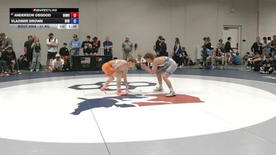 51 kg Champ. Rd Of 64 - Anderson Osgood, Big Game Wrestling Club vs Vladimir Drown, Brevard FCA Wrestling