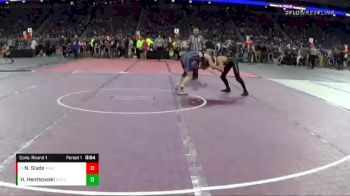 D4-125 lbs Cons. Round 1 - Norman Slade, Ravenna vs Hayden Hentkowski, Rogers City