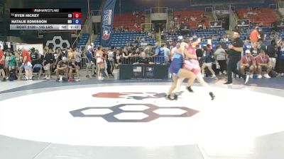 145 lbs Cons. Rd Of 16 - Ryen Hickey, Colorado vs Natalie Edmisson, Missouri