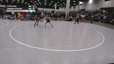 132 lbs Cons. Rd Of 16 - Brennen Clifford, Union County Wrestling Club vs Ethan Tran, Golden Bears Wrestling Club